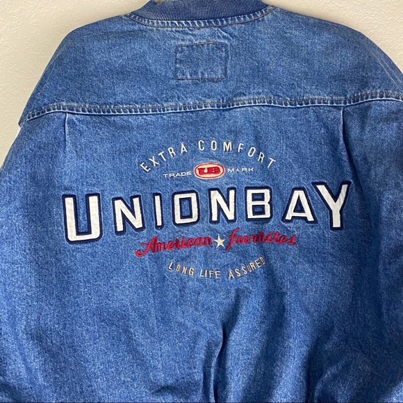 Union Bay American Favorites Denim Varsity Jacket - Picture 7 of 10